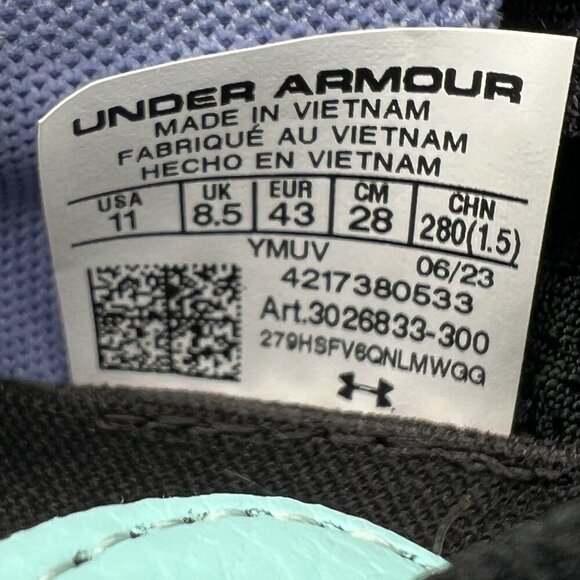 NEW Under Armour Flow Breakthrough Flow 4 SOS Shoes Womens 11 Sports 3026833-300 - Picture 6 of 15